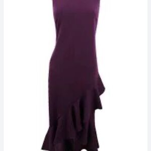 Calvin Klein Purple Midi Dress